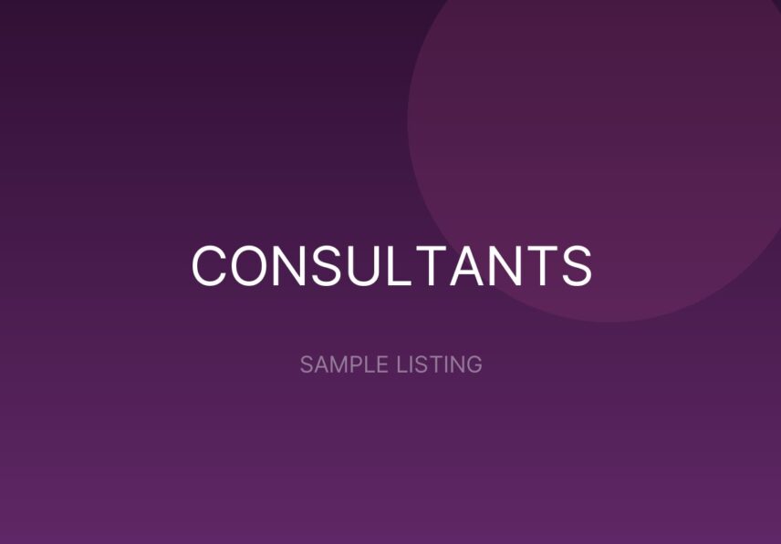 Business Plan & Financial Projection - sample listing placeholder