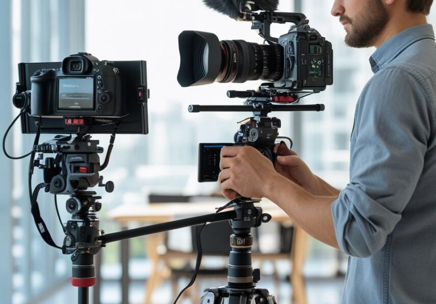 create-an-image-of-corporate-video-shoot-by-freelancer-with-camera-setup-3