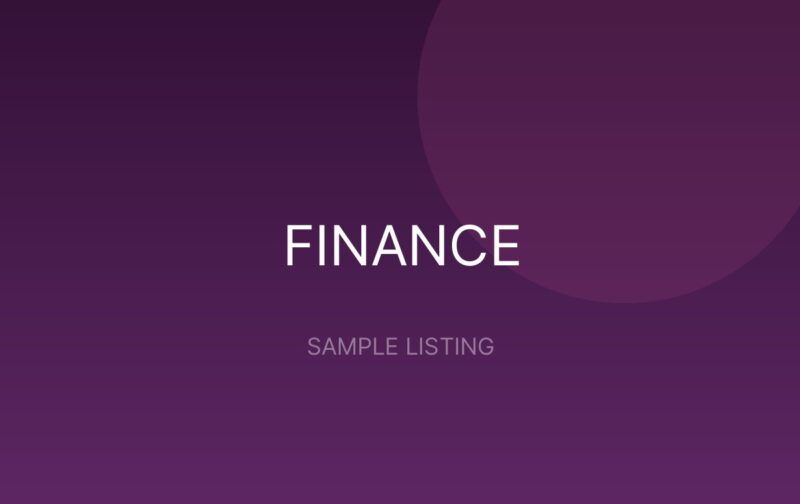 Monthly Bookkeeping (Tally / Zoho) - sample listing placeholder