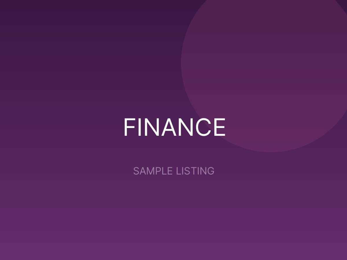 GST Registration for New Business - sample listing placeholder