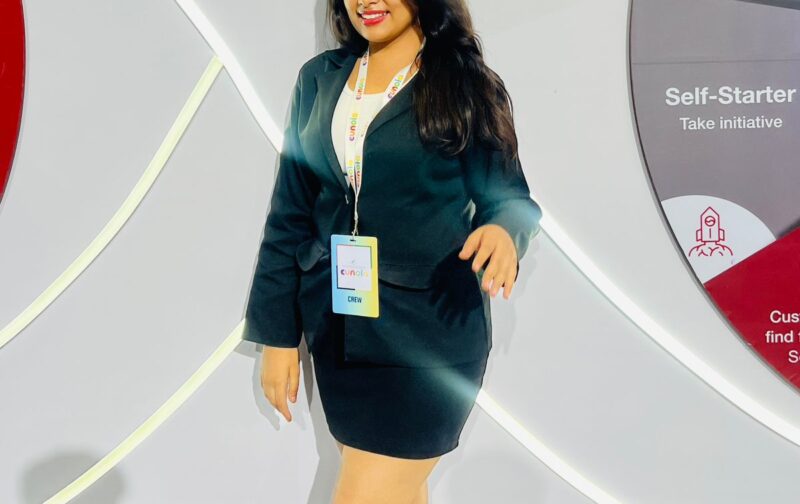 Oshi Singh at a corporate event in New Delhi