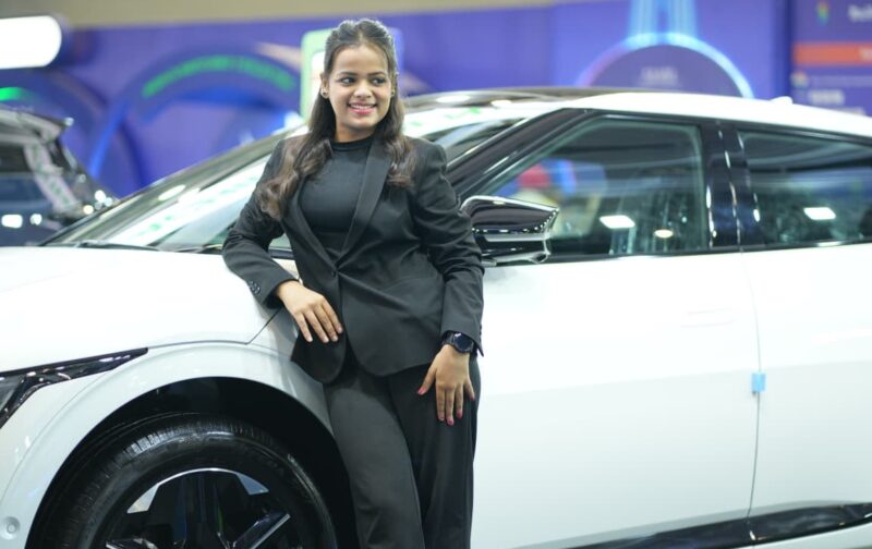 Oshi Singh at a corporate event in New Delhi