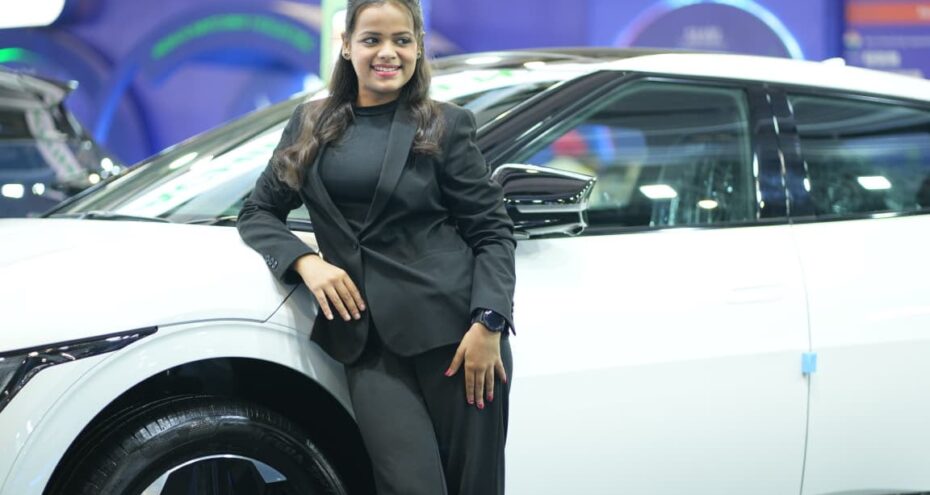 Oshi Singh at a corporate event in New Delhi