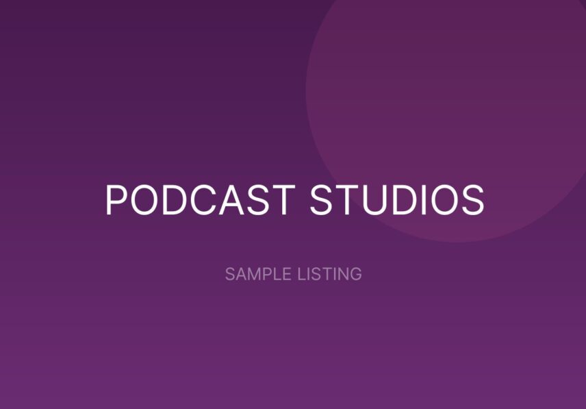 Video Podcast Setup (Multi-Camera) - sample listing placeholder