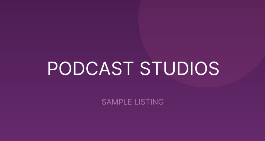 Video Podcast Setup (Multi-Camera) - sample listing placeholder