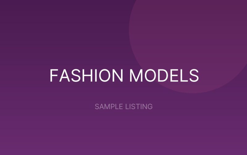Mall Activation & Sampling - sample listing placeholder