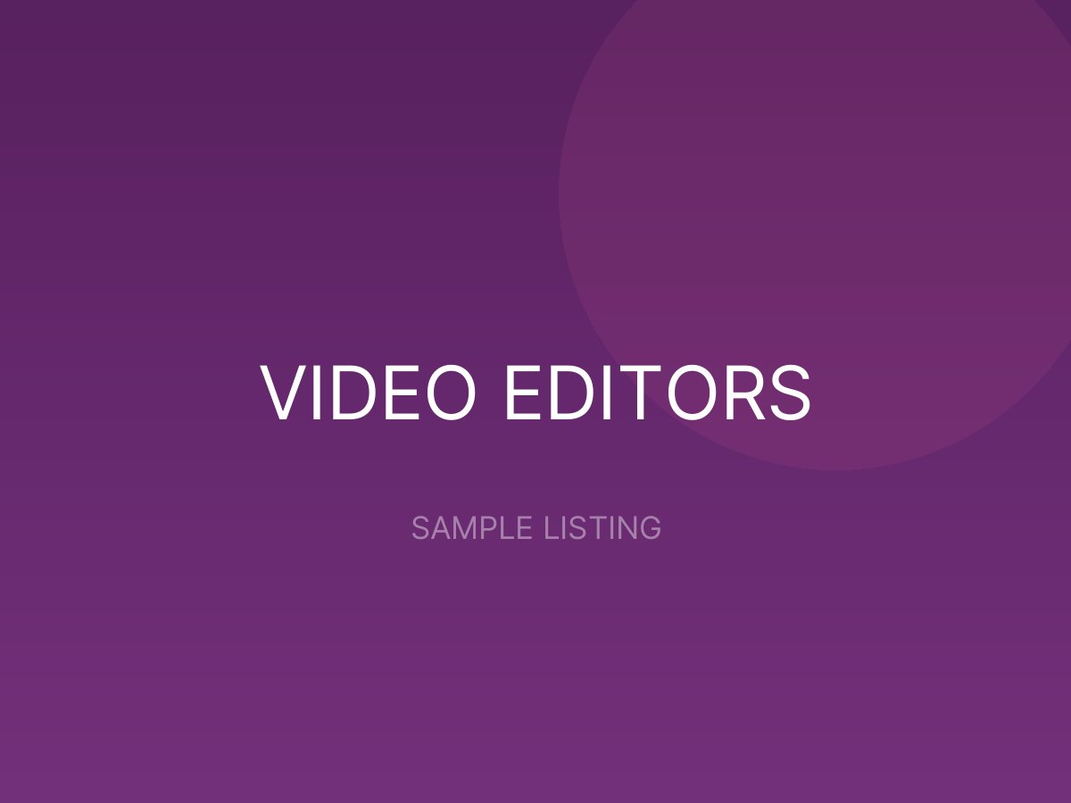 Reels & Shorts Editing (Pack of 5) - sample listing placeholder